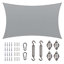 Toile d'ombrage rectangulaire Amgo-105239383-105239395