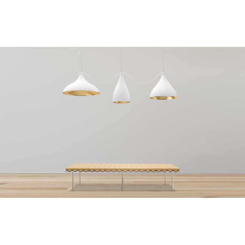 Swell String Mix, 140" H x 110" W x 24" D, White