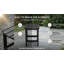 Table d'appoint extérieure carrée Adirondack en bleu-133703957-133703958