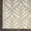 Tapis floral tissé à la machine 3 pi x 4 pi gris anthracite