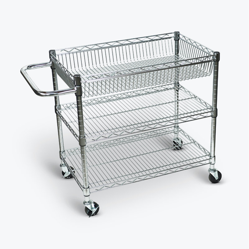 Chariot utilitaire à 3 tablettes SteelCart