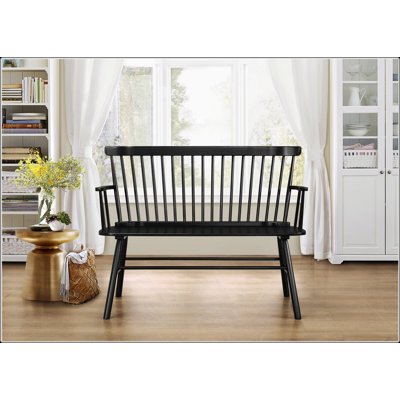 Chaise en bois noir 1pc