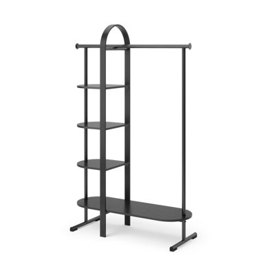 Akyah 15'' Solid Wood Clothing Rack