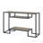 Sofa Table, Idella Rustic Oak & Black Finish