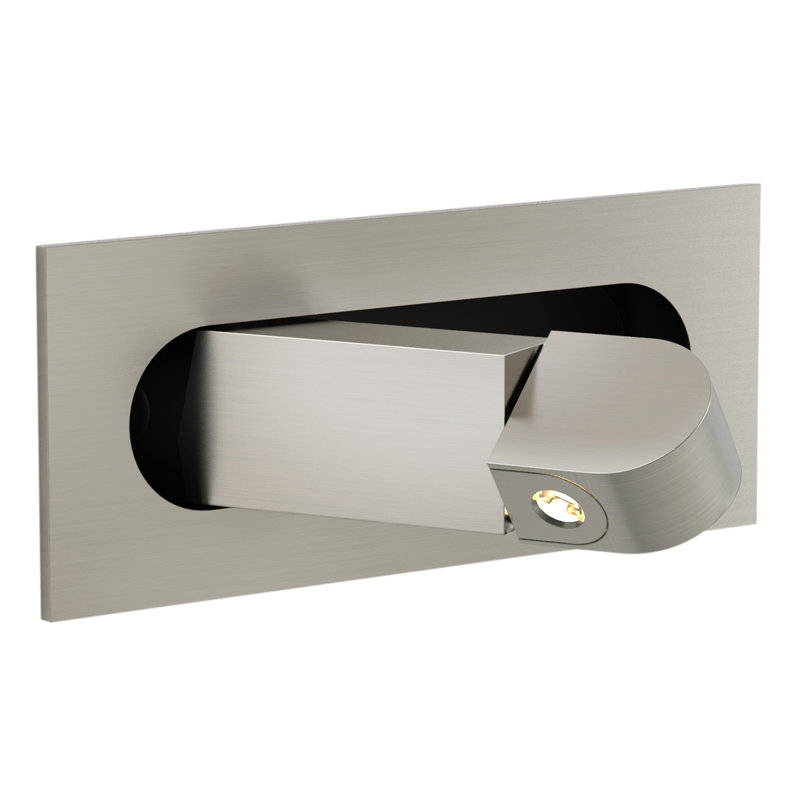 Digit 1 - Light LED Spotlight, Matt Nickel