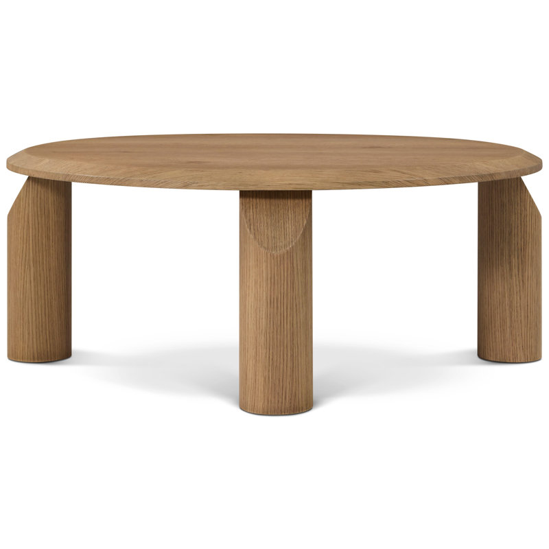 Vienna Cocktail Table, Natural, 16" H x 40.2" L x 40.2" W