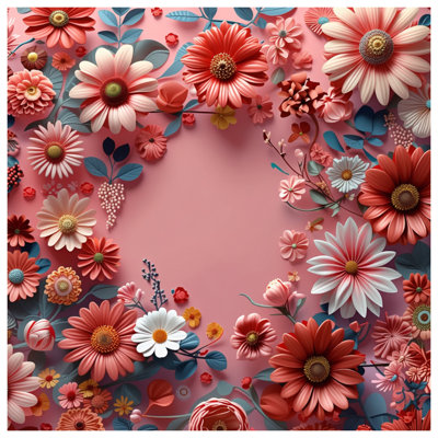 Floral Arrangement Wall Tapestry - Floral Wall Decor