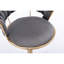 2 tabourets de bar, revêtement gris, base et repose-pieds, hauteur du tabouret pivotant réglable, couleur moderne du tabouret, siège en mousse haute résilience, réglable