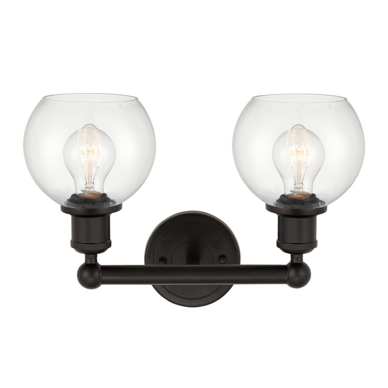 Cambria 2 - Light Dimmable Vanity Light, Clear, Oil Rubbed Bronze