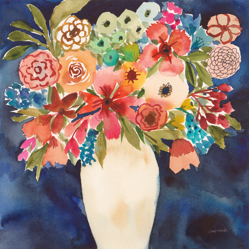 Beauté florale II, H 12 po x l 12 po
