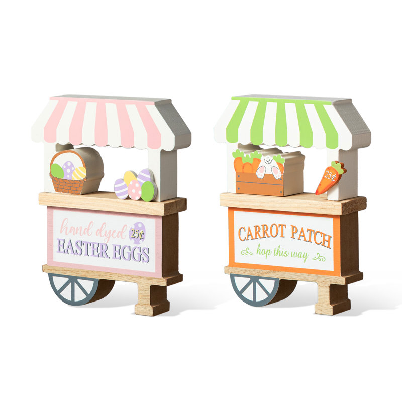 Easter Wooden Booths Table Decor