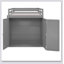 Lit mezzanine avec tiroirs, bureau et garde-robe-1429004494