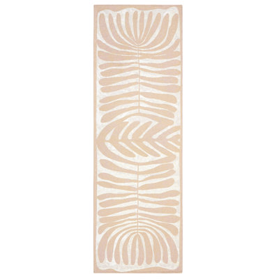 TOWN & COUNTRY LUXE Livie Matisse Cut-Out Everwash Washable Non-Slip Backing Kitchen Runner