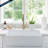 Turner Crisp White Fireclay 30" Single Bowl Farmhouse Apron Front Undermount Kitchen Sink