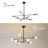Cobina 8 - Light Dimmable Sputnik Modern Linear Chandelier-148784289