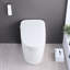 Toilette intelligente en céramique avec siège chauffant de nuit, à chasse d'eau. 15,84 po de largeur, siège de 23,62 po de hauteur, balançoire en céramique, largeur, poids de 91,26 lb, ralentissement silencieux