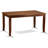 7 Piece Dining Table Set Consist of a Rectangle Kitchen Table and 6 Dining Room Chairs, Mahogany   -1277691117-1277691114