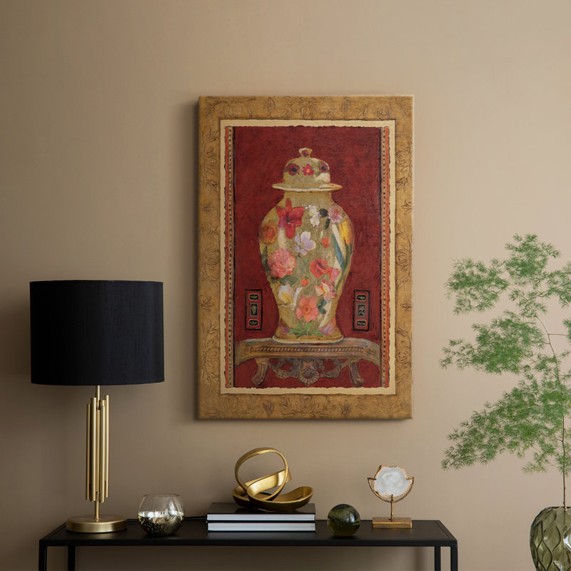 Urne romantique I - Cavas enveloppés de galerie, H 18 po x l 12 po