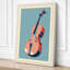 Violin in Stillness Modern - Wrapped Canvas-902351900-902351901