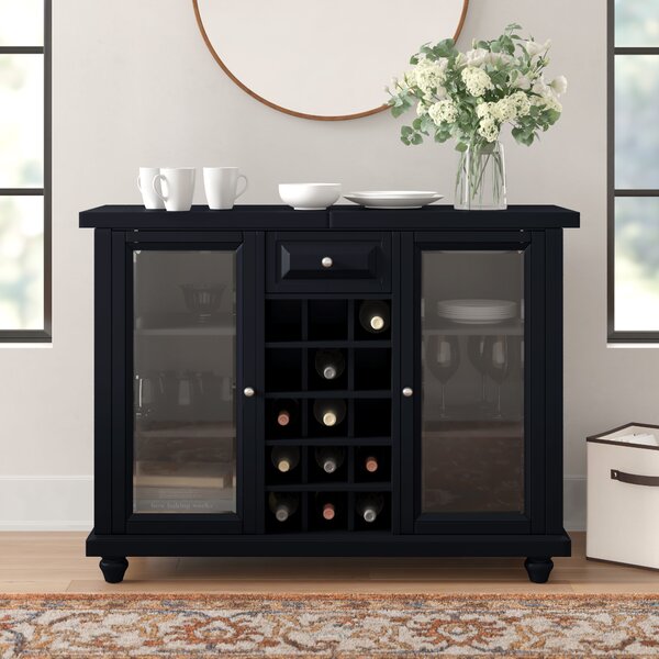 Three Posts™ Hedon 64.5'' Bar Cabinet & Reviews | Wayfair