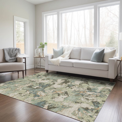 Malek Indoor/Outdoor Area Rug with Non-Slip Backing