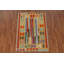 Geometric Kilim Reversible Wool Rug 4x5