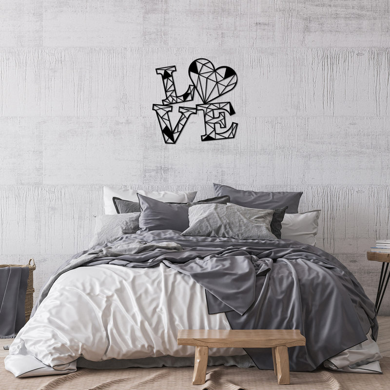 Stylish Black Decorative Metal Wall Accessory, 26.8 x 26.8 inches | 100% Metal Construction, Thickness: 0.6 inches | Perfect for Home Décor, Modern Design for Living Room or Office, Eye-Catching Accent Piece