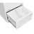 Office Filing Cabinet 2 Drawer - White Locking Metal, Keep Docs Organized, Enhance Work Efficiency Metal In With Lock Drawers For Efficient Storage, Legal/Letter/A4/F4 Compatible Integrated Handle