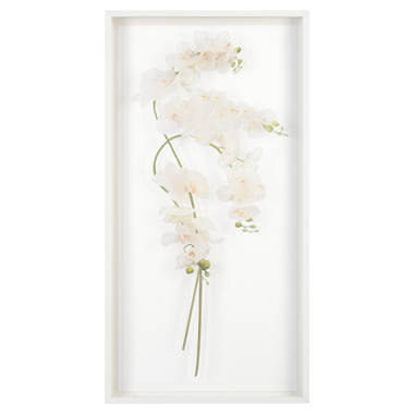 John-Richard Handmade Glam Plants & Flowers Wall Decor on Silk | Wayfair