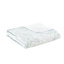 Housse de couette pour lit très foncé avec broderie Dark & Sand Dollar - 100% coton, fermeture à boutons, 2 taies décoratives, 4 attaches intérieures, style thématique et taie décorative