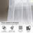 Geometric Sheer Embroidered Trellis Grommet Single Curtain Panel-172099428