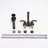 Topcraft 2 Handle Bathroom Sink Faucet With Pop-Up Drain
