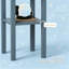 Table d'appoint gain de place avec tiroir et tablette ouverte