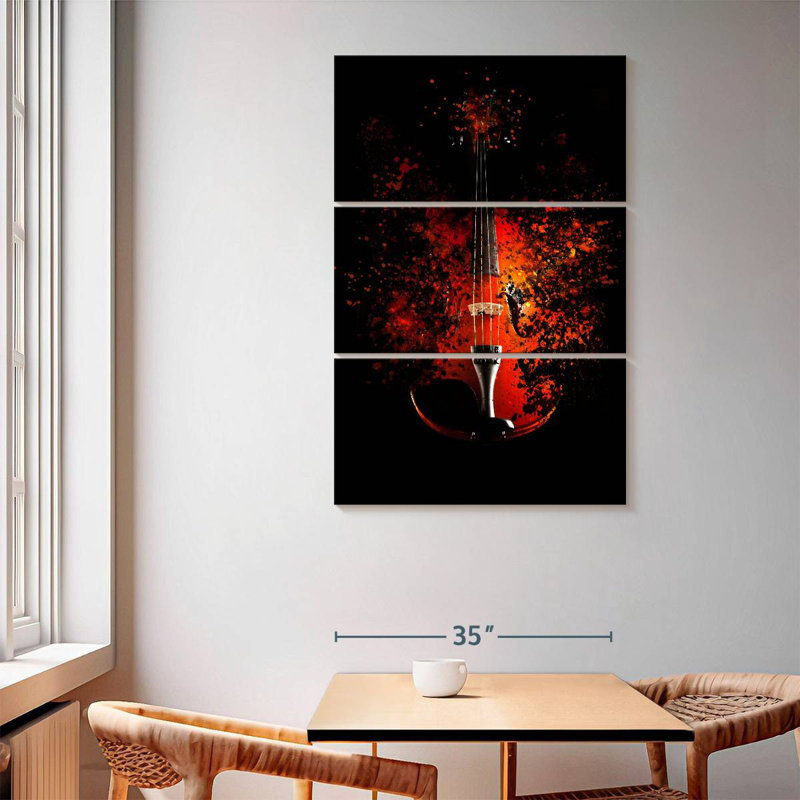 Abarca Dispersion Effect Violin, 65" H x 42" W