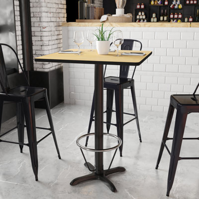 Plateau de table carré en stratifié 24 po Basler