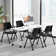 3 Pcs 63'' Flip-top Nesting Mobile Training Table