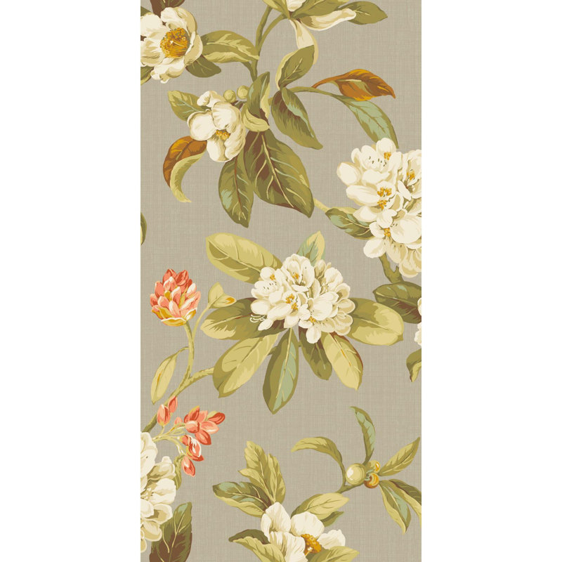 Rouleau de papier peint adhésif L 18,86 pi x l 18 po Waverly, Taupe