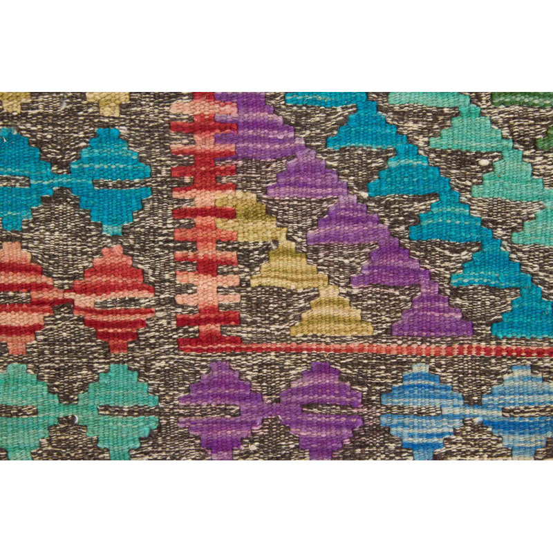 Geometric Hand Woven 84cm X 116cm Area Rug