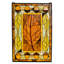 Lodge Tiffany Harvest Festival Stained Glass Window