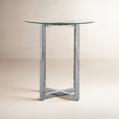 Dern 54" Glass Dining Table