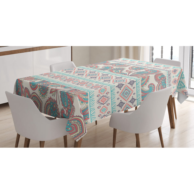 Tribal Tablecloth, 70" L x 52" W