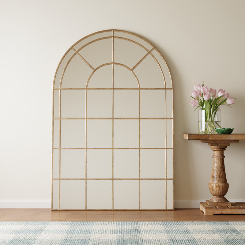 Etienne Metal Wall Mirror, Gold