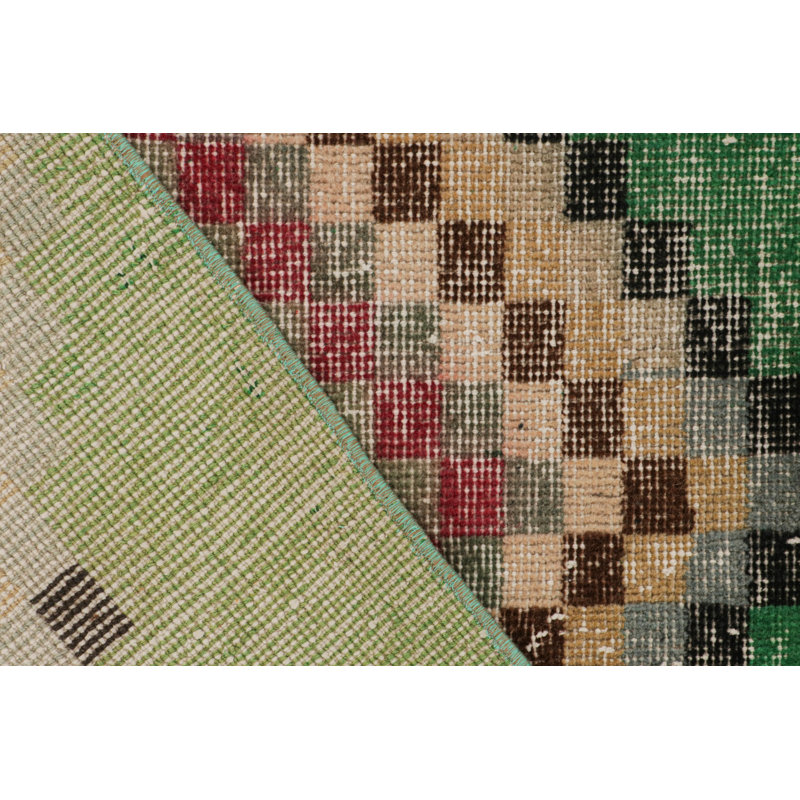 One-of-a-Kind 3’3” X 6’10” Hand Knotted Area Rug