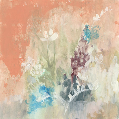 Whimsy Field I by Jennifer Goldberger - Wrapped Canvas Painting