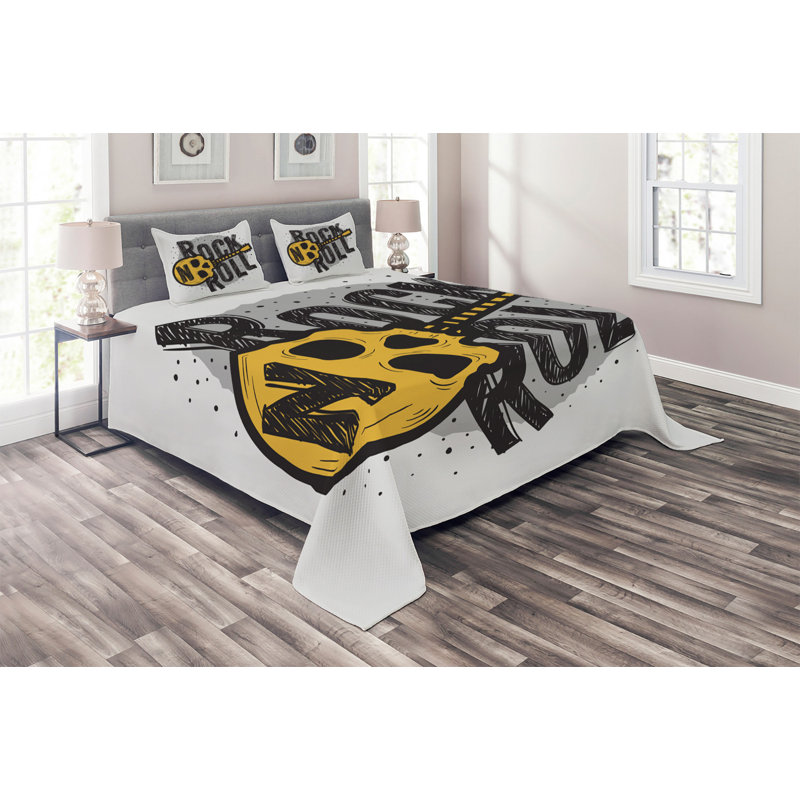 Polyester Coverlet, King Bedspread + 2 Shams