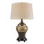 Lampe de table en résine dorée 28,75 pouces Max