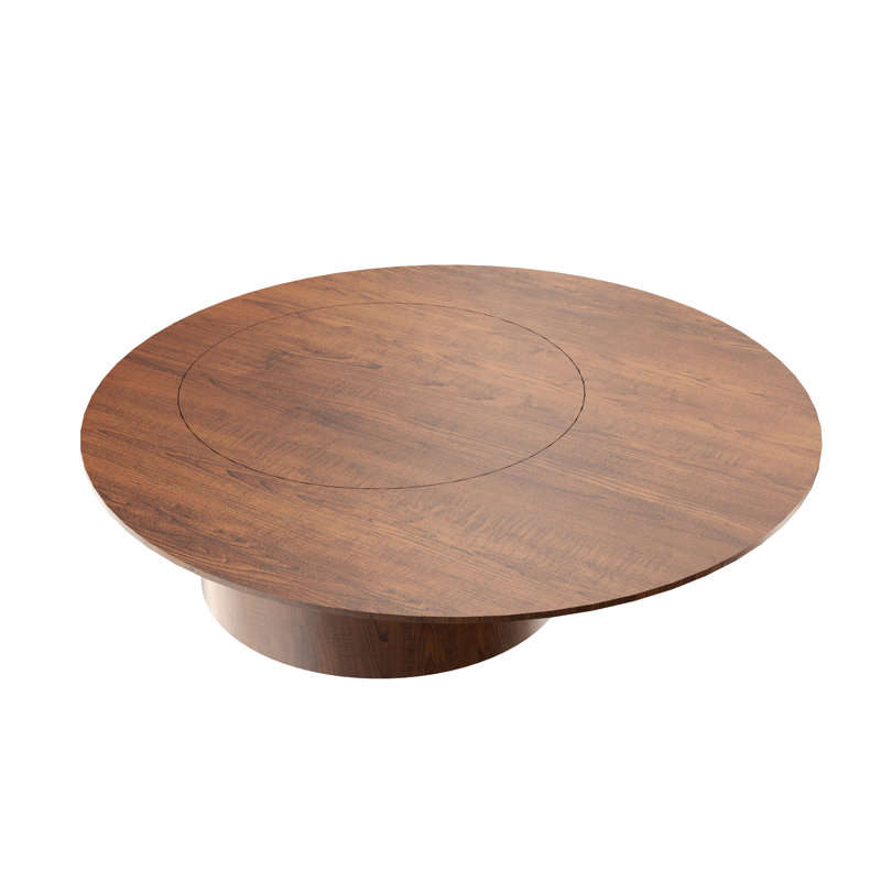 Cilíndrica Round Coffee Table, 11.81" H x 39.37" L x 39.37" W, Imbuia