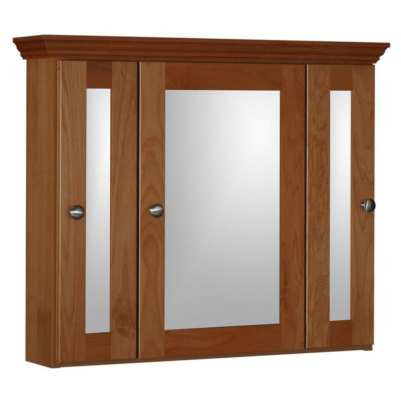 Armoire à pharmacie à fixation murale Simplicity, H 27 po x l 30 po x P 6,5 po, Aulne moyen