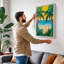 Paradise Tropical - Wrapped Canvas-2081976497-2081976511