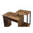 Weathered Oak & Black Finish Computer Desk